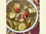 Tanzanian Curried Chicken-Banana Soup