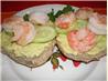 Avocado Butter With Baby Shrimp Sandwiches