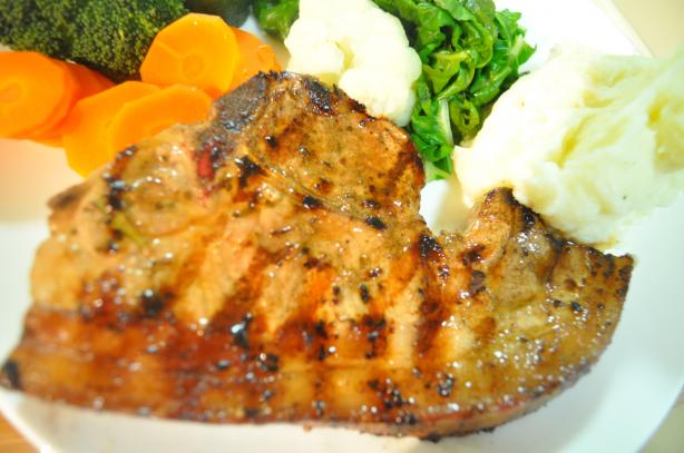 Marinated Grilled Pork Chops. Photo by I'mPat