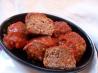 Meatballs and Gravy (Spaghetti Sauce). Recipe by JenniferK2