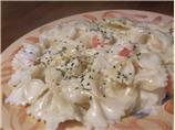White Sauce Crab Pasta