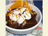 Chocolate Orange Souffl&eacute; Bread Pudding. Recipe by French Tart