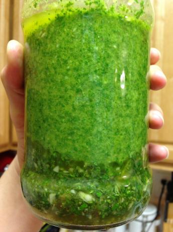 Chimichurri. Photo by hotdrynoodlelover