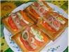 Rainbow Smoked Salmon Salad in Puff Pastry. Recipe by twissis
