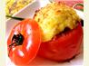 Baked Stuffed Tomatoes Topped With Mashed Potato