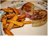 Grilled Brie and Fig Sandwiches With Sweet Potato Fries