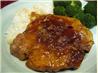 Asian-Apricot Glazed Pork Loin Chops. Recipe by Bert's Kitchen Witch