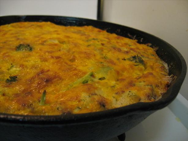 Artichoke and Broccoli Frittata / Crustless Quiche. Photo by What's Cooking?