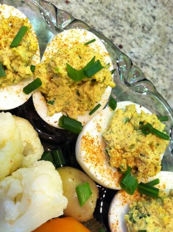 Deviled Eggs. Photo by xtine