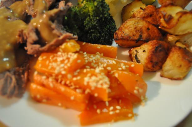 Sesame Carrots. Photo by I'mPat