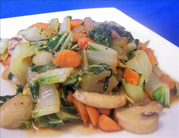 Stir Fried/Braised Bok Choy. Photo by *Parsley*