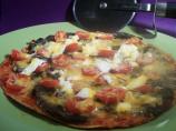 Portabella and Tomato Pizza