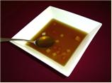 Light Beef Consomm&eacute; With Diced Vegetables