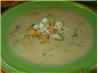 Stilton and Potato Soup With Cheese Croutons