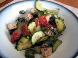 Sauteed Zucchini and Mushroom with Sun-Dried Tomatoes