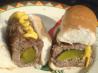 Green-Eyed Monster Burgers. Recipe by Kat's Mom