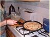 Pouring Batter for Traditional Pancakes