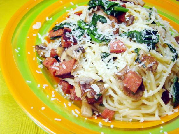 Quick Pepperoni Pasta. Photo by Lori Mama