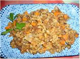 Fakorizo ( Lentils With Rice)