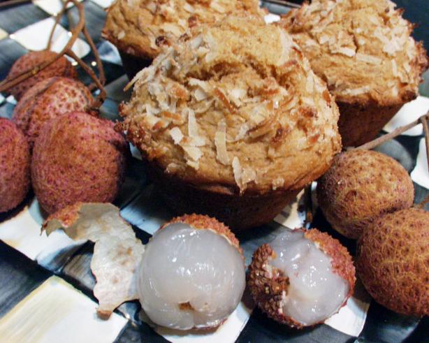 Lychee Muffins (Vegan). Photo by FLKeysJen