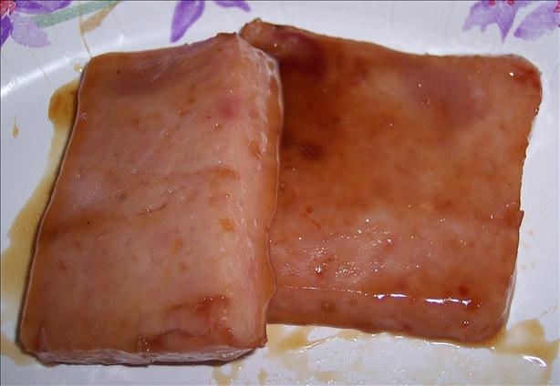 Ruth's Simple Glazed Ham Steaks. Photo by looneytunesfan