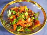 Roasted Bell Peppers With Honey and Almonds