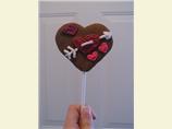 Gingerbread Lollipop Cookies