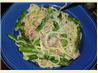 Spaghetti With Asparagus and Ham. Recipe by graffeetee