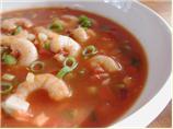Zesty Tequila Shrimp Gazpacho