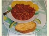 Pineapple Salsa Pork Chili