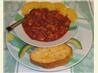 Pineapple Salsa Pork Chili. Recipe by Kat's Mom