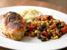 Chicken With Balsamic Succotash. Recipe by SusieQusie