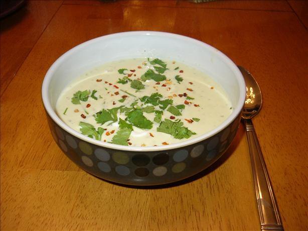 Cream of Cilantro Soup. Photo by cyaos