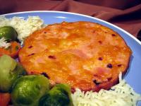 Grilled Ham Steak With Apricot Glaze