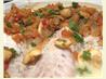 Perch or Snapper Fillet With Tomatoes and Onion