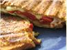 Pesto-Crusted Grilled Cheese. Recipe by Juenessa
