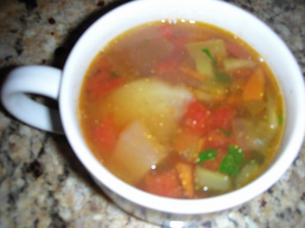 BLT & P (Bacon, Leek, Tomato and Potato) Soup. Photo by JackieOhNo!