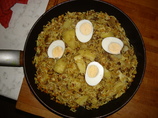 Lentils With Rice and Potato
