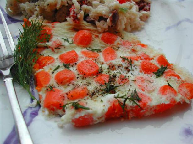 Carrot Timbale. Photo by Kumquat the Cat's friend