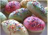 Italian Anise Cookies With Icing and Sprinkles