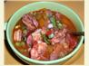 Chicken, Shrimp, and Sausage Gumbo. Recipe by B-B-Q Man