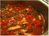 Chicken Soup With Spinach, Eggplant & Tomato. Recipe by Heather3271