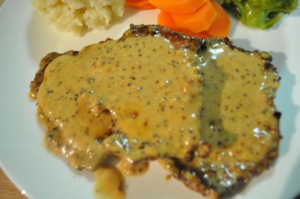 Veal in Mustard Cream Sauce. Photo by I'mPat