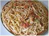 Pasta & Chinese Udong Noodles in Tomato Sauce & Sardines