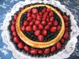 Red, White and Blue Cheesecake With Chocolate Cookie Crust.. Photo by MsPia