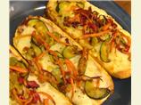 Grilled Veggie French Bread Pizza