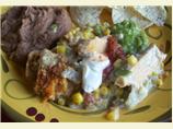 Corn and Green Chili Tamale Casserole