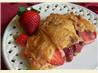 Strawberry Croissant French Toast. Recipe by cookiedog