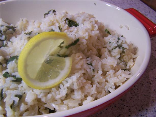 Spinach Lemon Rice. Photo by Rae England
