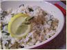 Spinach Lemon Rice. Recipe by Rae England
